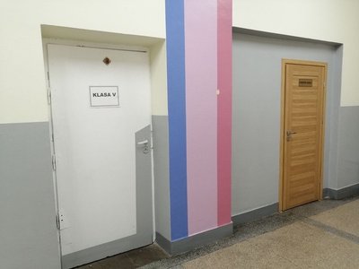 Prace remontowe w Szkole Podstawowej im. Św. Jana Pawła II w Gliniku