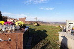 Uroczystość podsumowująca rewitalizację Cmentarza Wojskowego  w Wielopolu Skrzyńskim - p1011604.jpg