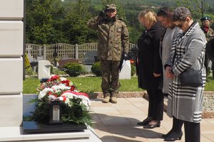 Uroczystość podsumowująca rewitalizację Cmentarza Wojskowego  w Wielopolu Skrzyńskim - p1011630.jpg