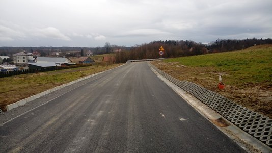 Budowa drogi gminnej Wielopole - Podliwek
