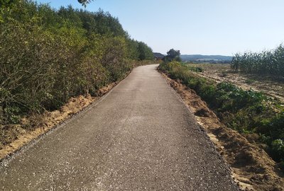 Modernizacja drogi dojazdowej do gruntów rolnych Fogry Brzeziny na Dziok Kalander