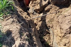 Budowa sieci kanalizacji sanitarnej Glinik Etap I - 13..jpg