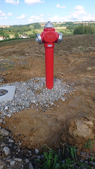 Budowa sieci wodociągowej w miejscowości Glinik – Zapole.