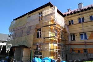 Inwestycja w trakcie realizacji (I Etap): ściany budynku - elewacja - 20170909_0019.jpg