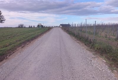 Modernizacji drogi dojazdowej do gruntów rolnych (winnicy) w m. Brzeziny