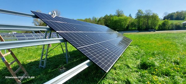 Modernizacja oczyszczalni ścieków poprzez montaż OZE - instalacja fotowoltaiczna naziemna