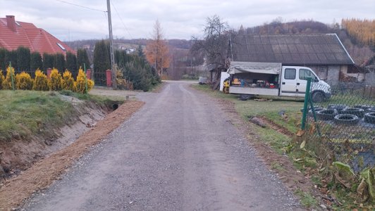 „Remont drogi gminnej Nawsie Słotwina k. Noga na dz. 3738 w km  0+000- 0+107”.