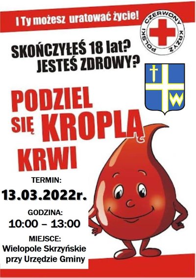 Akcja Honorowego Oddawania Krwi - 13 marca 2022 r.