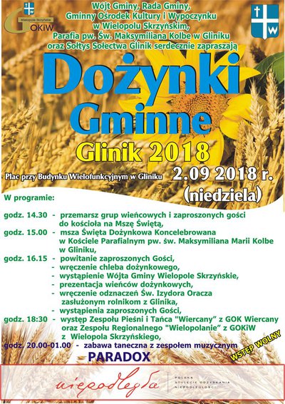 Dożynki Gminne - Glinik 2018