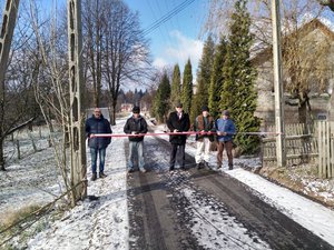 Przebudowa drogi gminnej Broniszów - Zalesie