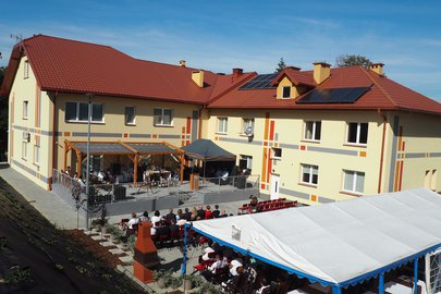 Uroczyste otwarcie budynku Warsztatów Terapii Zajęciowej w Wielopolu Skrzyńskim