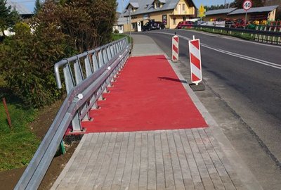 Poprawa bezpieczeństwa na drodze wojewódzkiej nr 986 Tuszyma - Ropczyce - Wiśniowa polegająca na budowie wspornika na potoku Liwek w Wielopolu Skrzyńskim