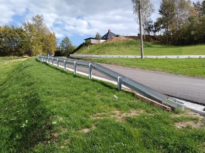 Zabezpieczenie drogi gminnej Glinik - Łysa Góra - Mała ETAP II