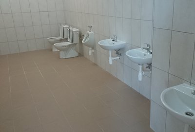 Wykonanie sanitariatów, odnowa sal lekcyjnych i szatni w Szkole Podstawowej w Wielopolu Skrzyńskim