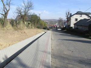 Budowa chodnika w ciągu drogi Wielopole - Sośnice - Jaszczurowa