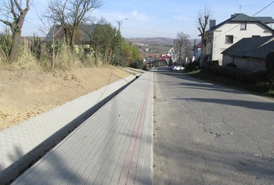 Budowa chodnika w ciągu drogi Wielopole - Sośnice - Jaszczurowa
