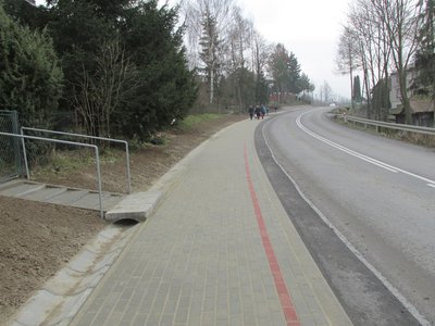 Budowa chodnika dla pieszych wzdłuż drogi wojewódzkiej nr 986 w miejscowości Glinik