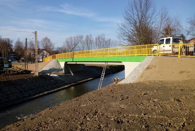 Odbudowa mostu na rzece Wielopolka w ciągu drogi Glinik Sklep Krzemienica w miejscowości Glinik