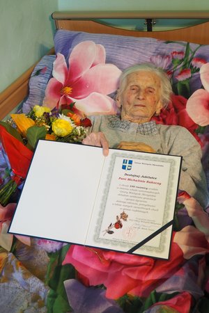 Jubileusz 100-lecia urodzin pani Michaliny Rakoczy z Brzezin