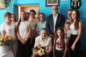 Najstarsza mieszkanka Gminy Wielopole Skrzyńskie świętowała 101 urodziny