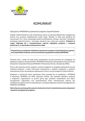KOMUNIKAT