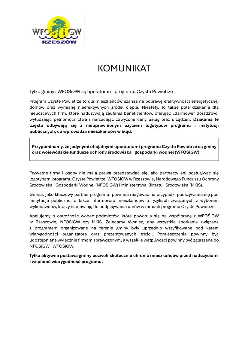 KOMUNIKAT