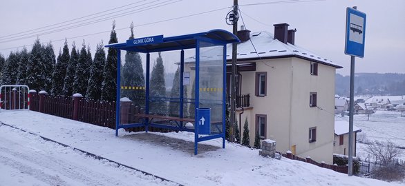 Wiaty Przystankowe w miejscowości Glinik