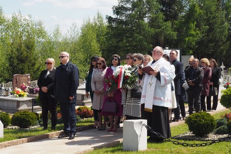 Uroczystość podsumowująca rewitalizację Cmentarza Wojskowego  w Wielopolu Skrzyńskim