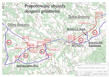 Przebudowa drogi powiatowej Nr 1296 R Dębica – Wielopole Skrzyńskie w miejscowości Brzeziny.